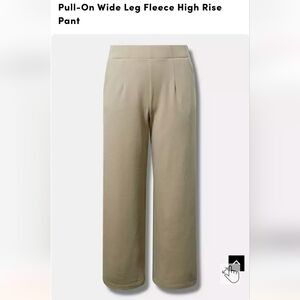 Torrid super soft Pull-On Wide Leg Fleece High Rise Pant size 2x NWT